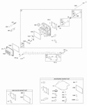 Cylinder Head Gasket Set - Engine Gasket Set - Valve Valves Diagram and Parts List for 216977-0116-E1  Briggs and Stratton Engine